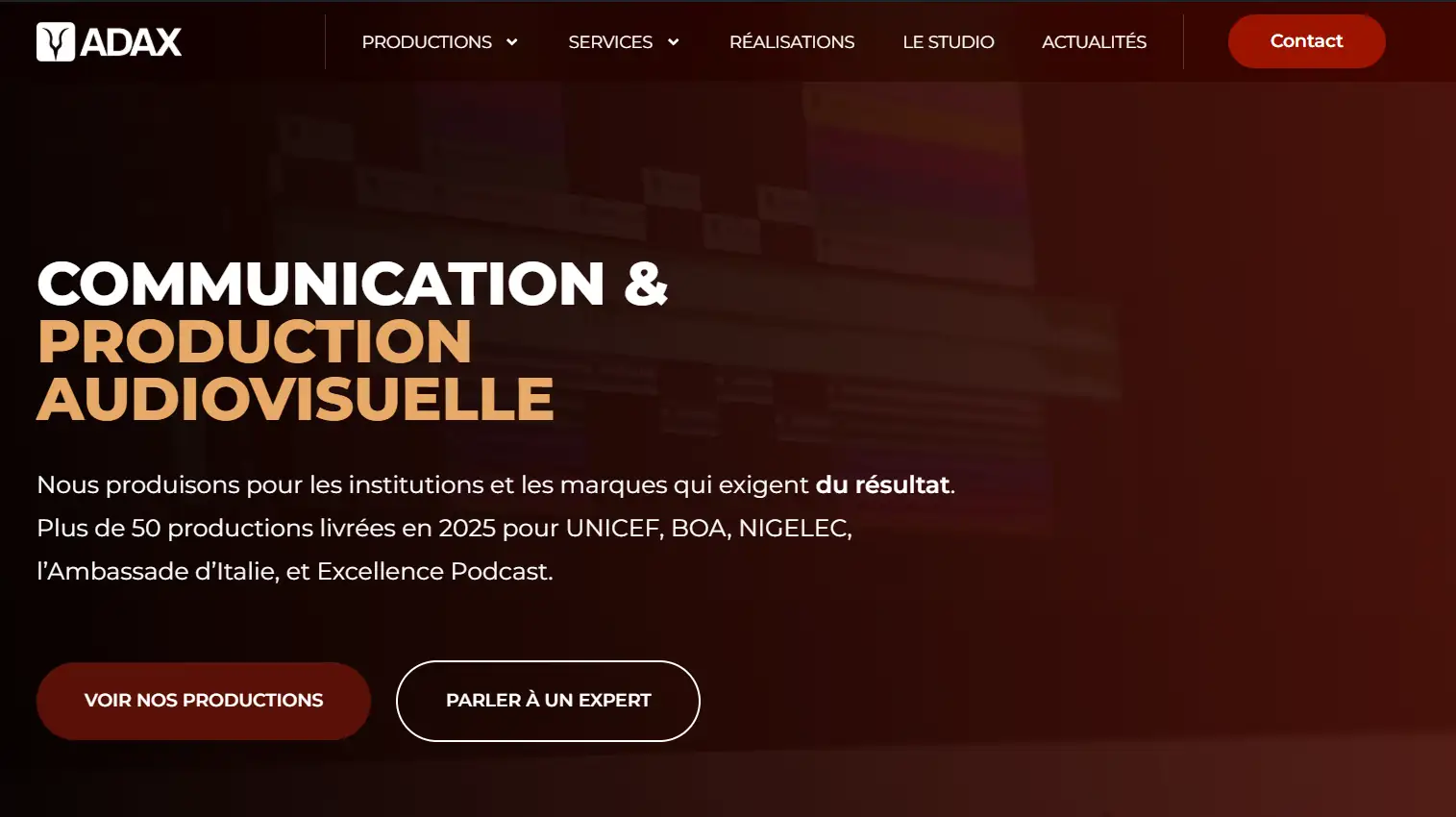 You are currently viewing Refonte de site : Agence ADAX.